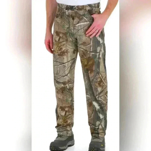 Wrangler Men's Pro Gear 5 Pocket Camo Denim Hunting Jean #PG001 AP NWT 40x32 - Picture 1 of 11